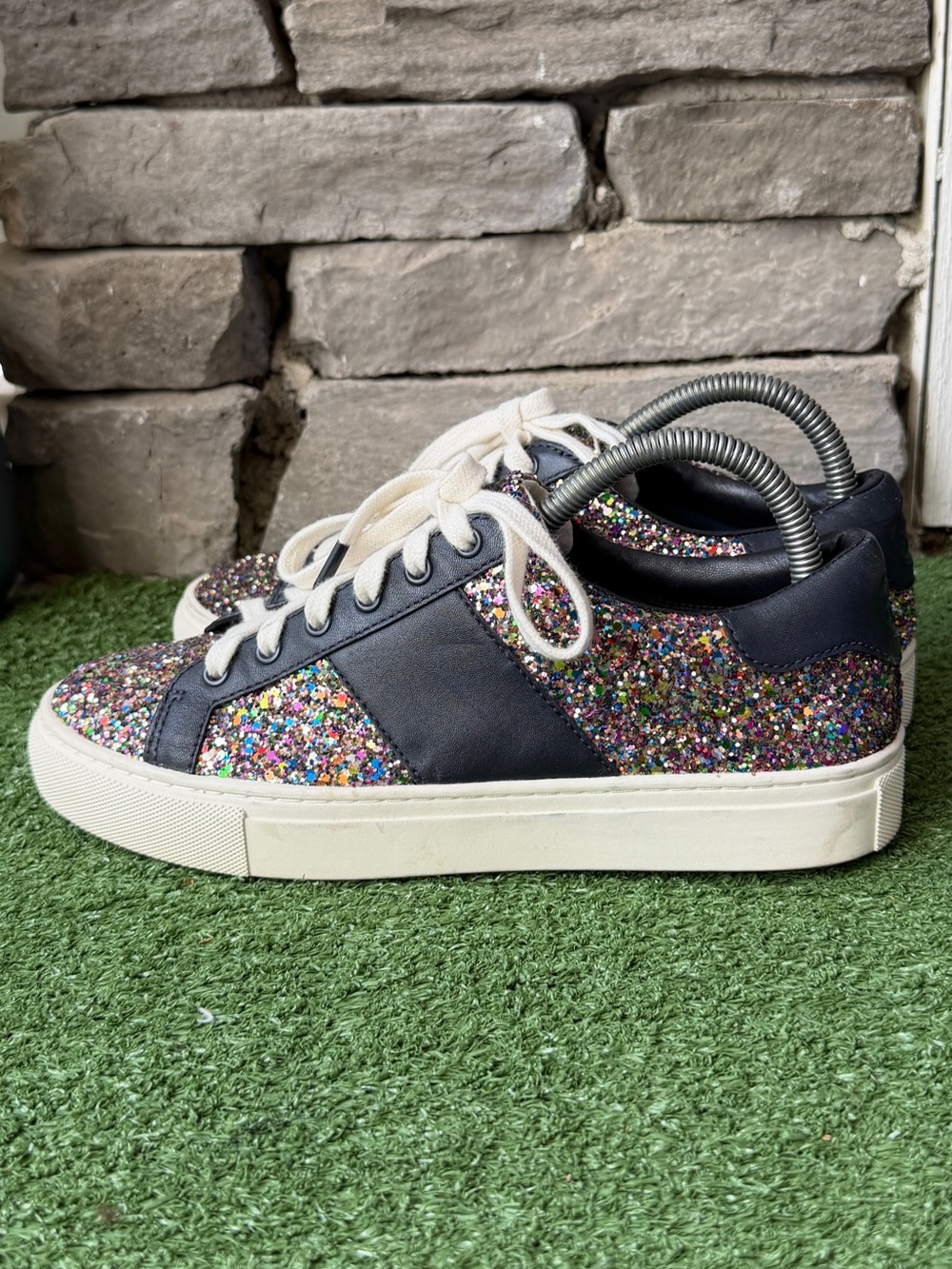Tory Burch Carter Multicolored Glitter Women’s Sneakers
